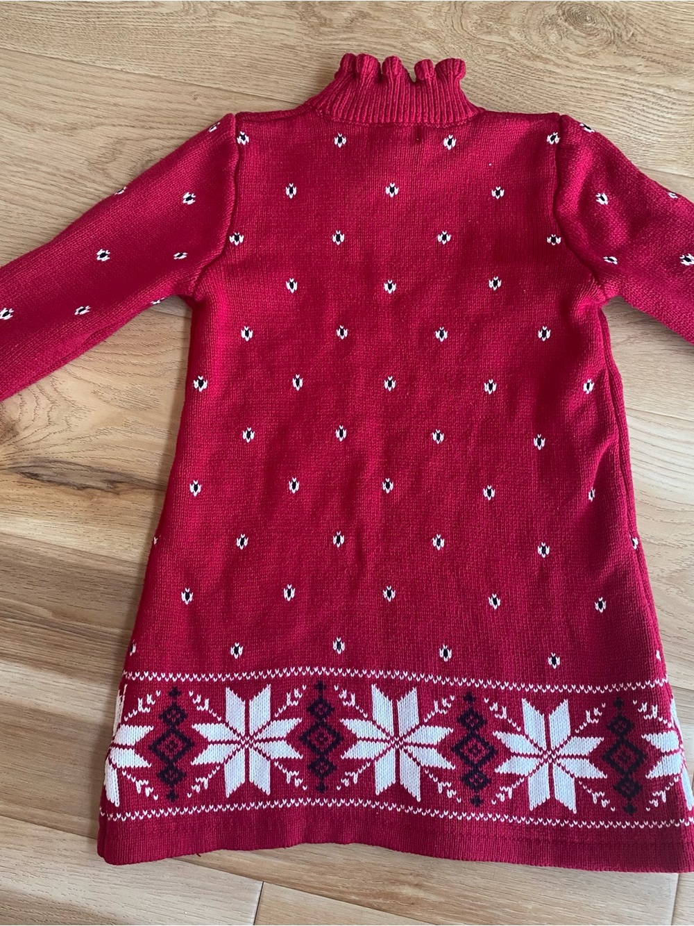 CYNTHIA ROWLEY RED KNIT DRESS - Picture 4 of 6